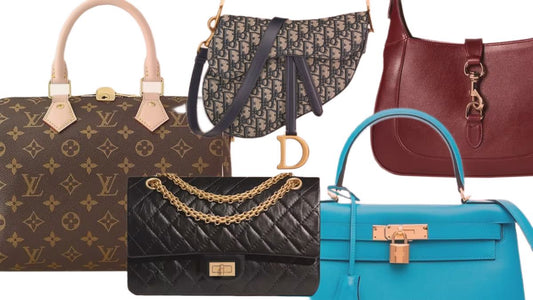 Populære designer vesker fra Louis Vuitton, Chanel, Gucci og Dior - ikoniske luksusvesker 2025.