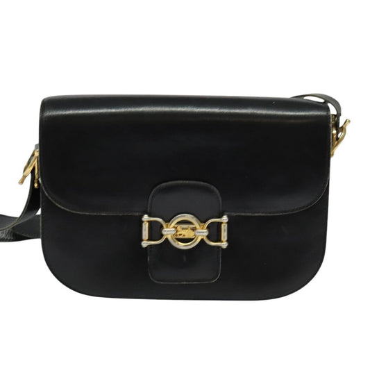 Celine Shoulder Bag – Black Leather
