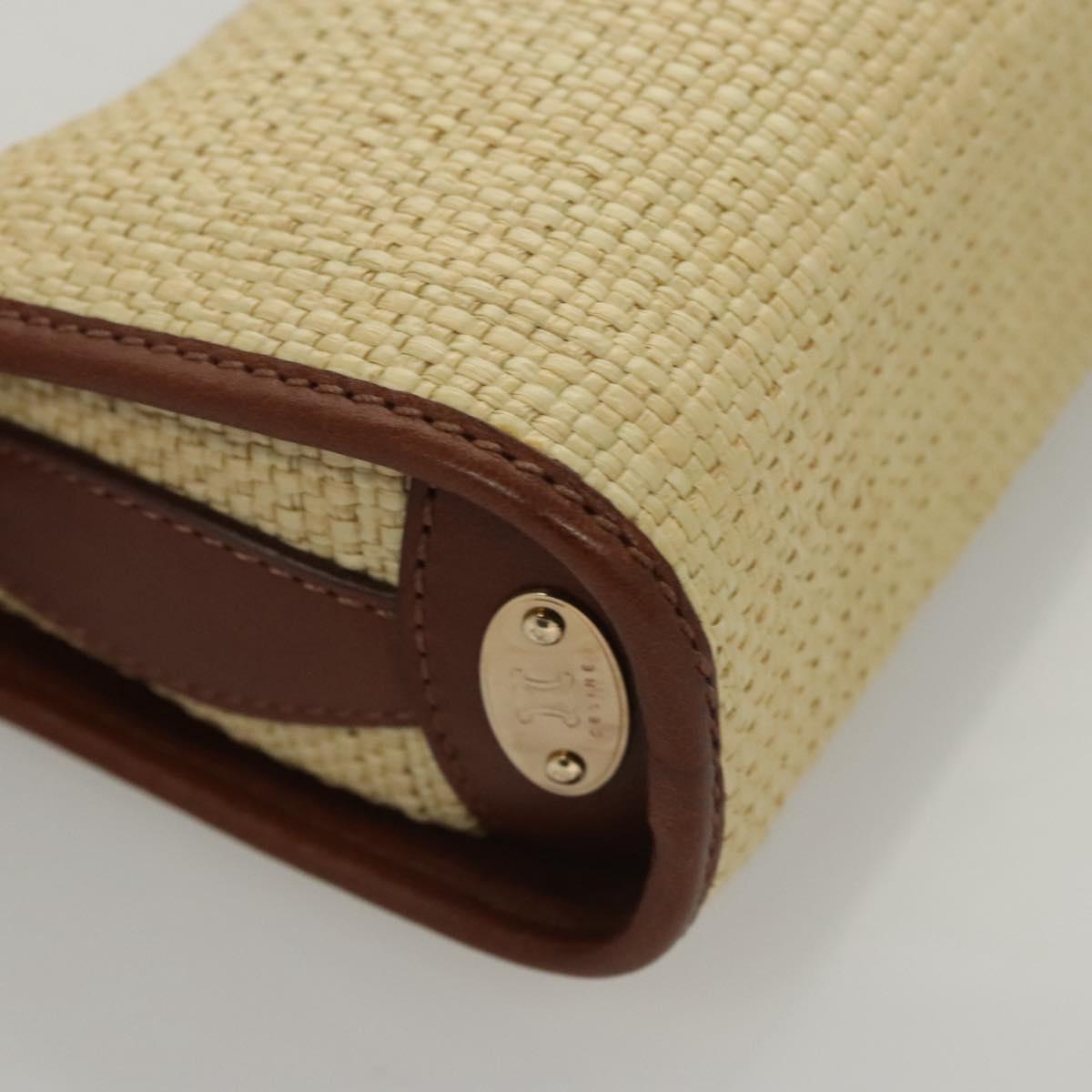 Celine Shoulder Bag – Beige Straw Leather