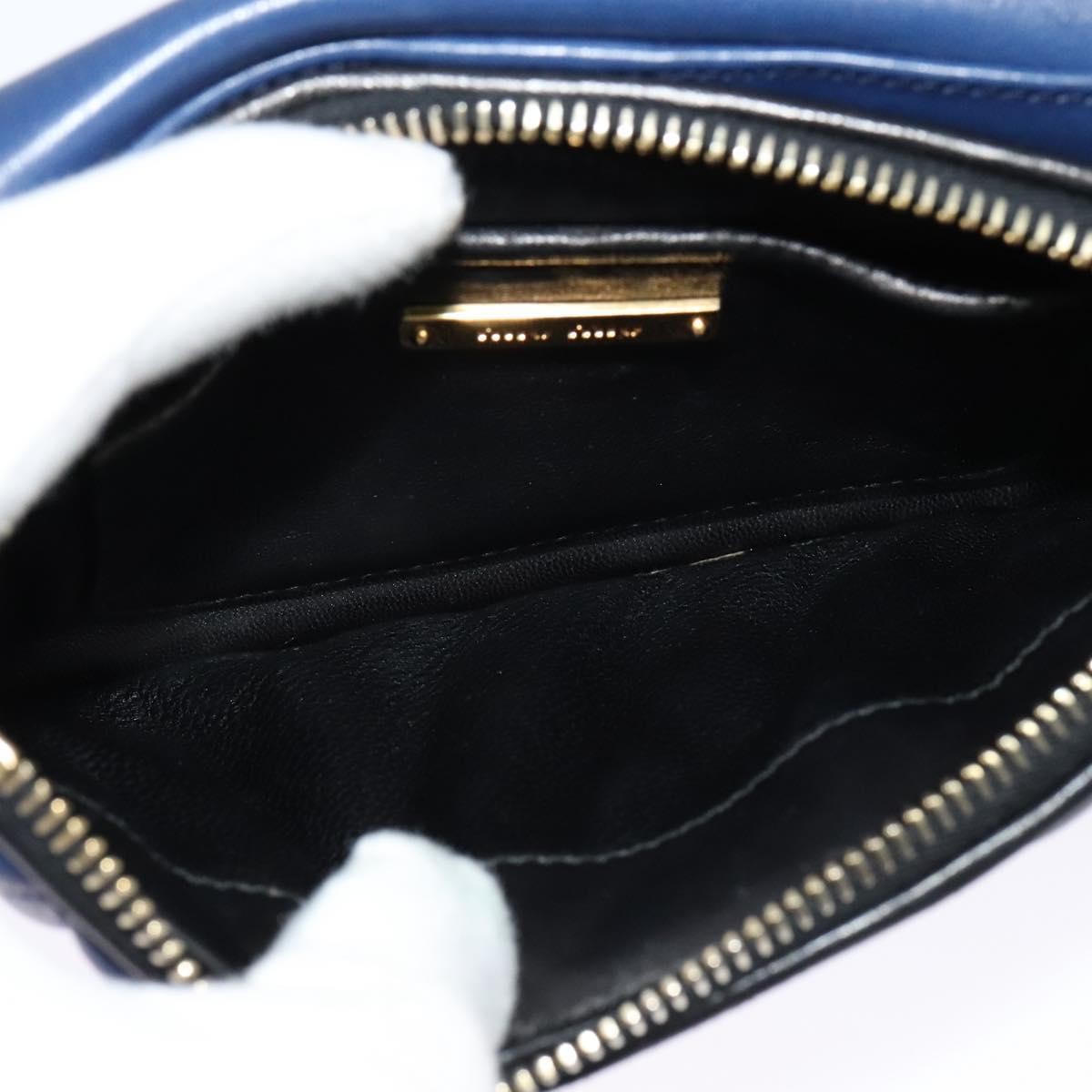 Miu Miu Chain Bag – Blue Leather