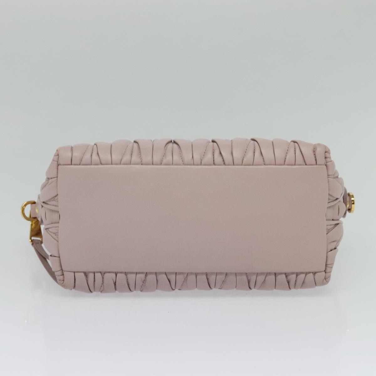 Miu Miu Matelasse Bag – Pink Leather