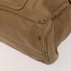 Chloe Paddington Shoulder Bag - Beige Leather
