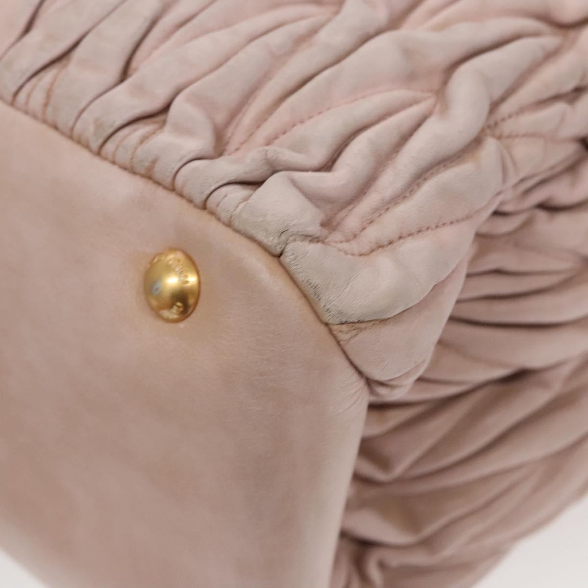 Miu Miu Matelasse Bag – Pink Leather