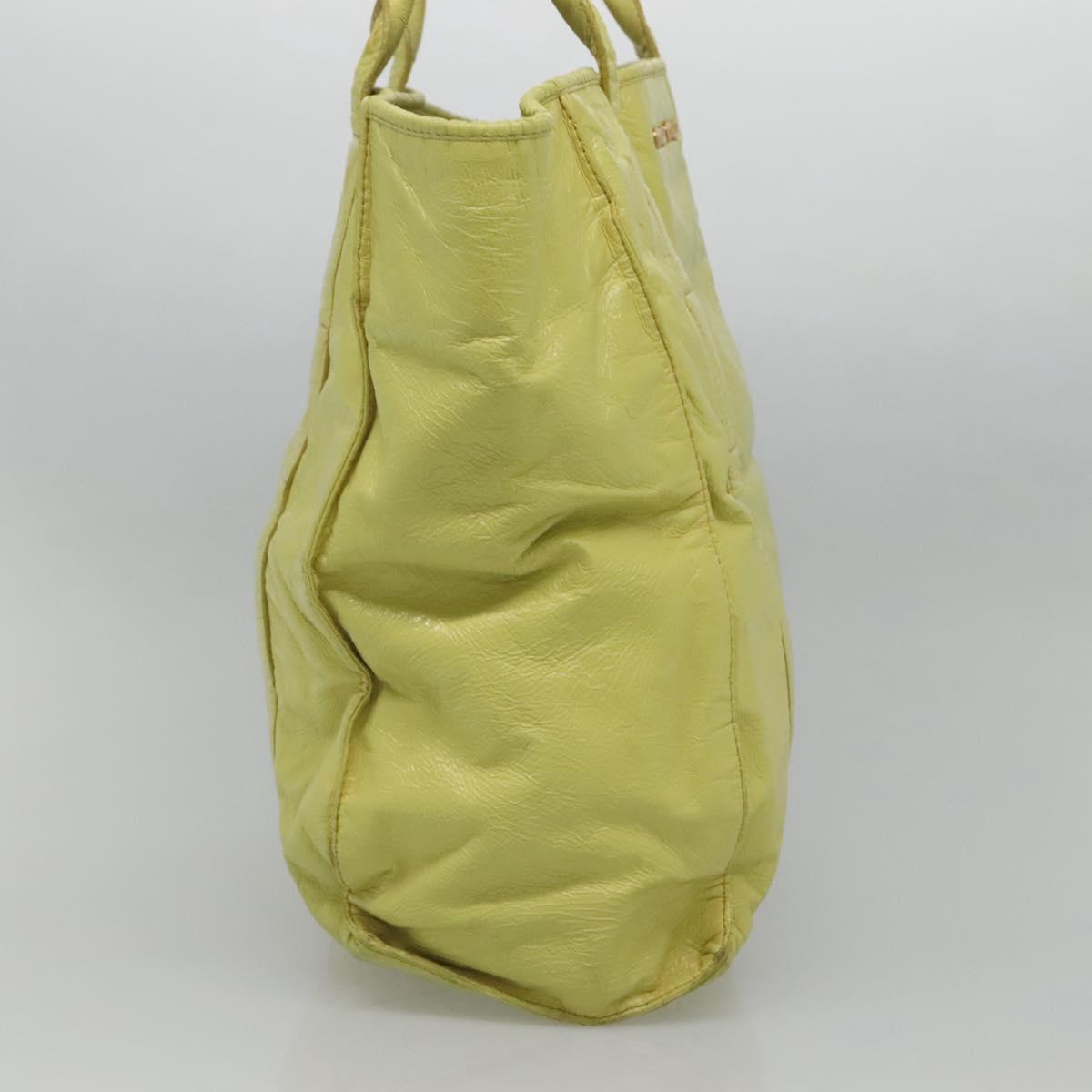 Miu Miu Tote Bag – Grønn Patent Leather-Gull