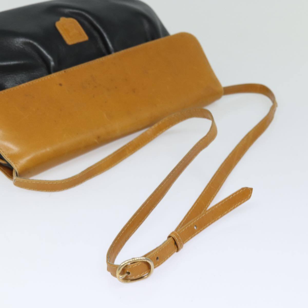 Celine Shoulder Bag – Black-Beige Leather