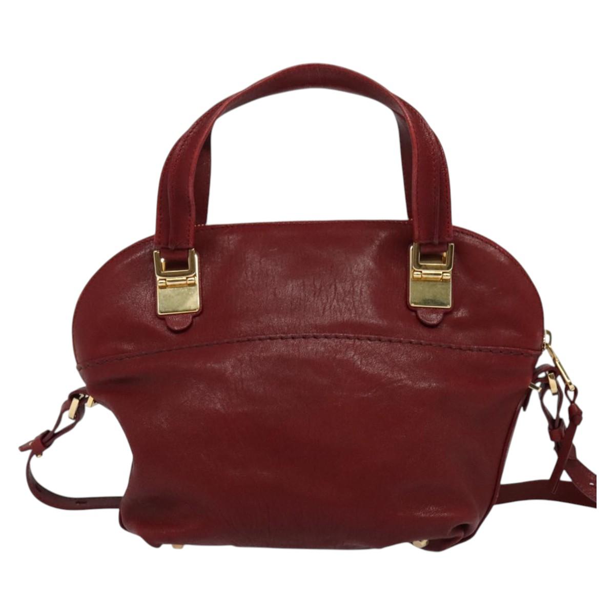 Chloe Angie Bag – Red Leather