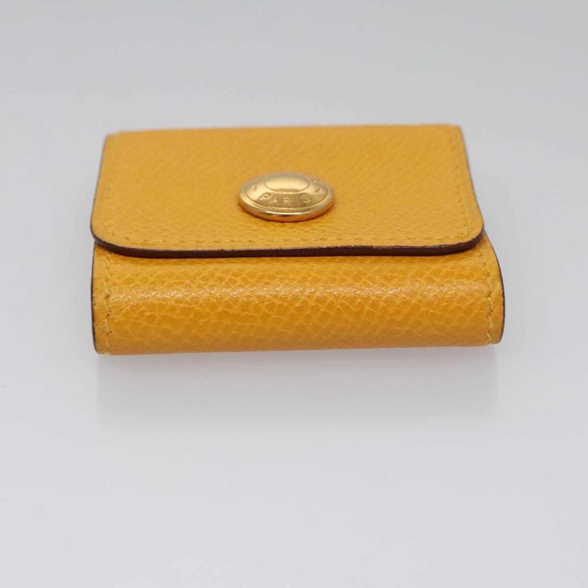 Hermes Wallet Yellow Leather
