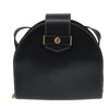 Dior Christian Shoulder Bag – Black Leather Gold