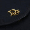 Christian Dior Honeycomb Canvas Chain Shoulder Bag – Black & Gold