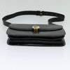 Celine Shoulder Bag – Black Leather Gold