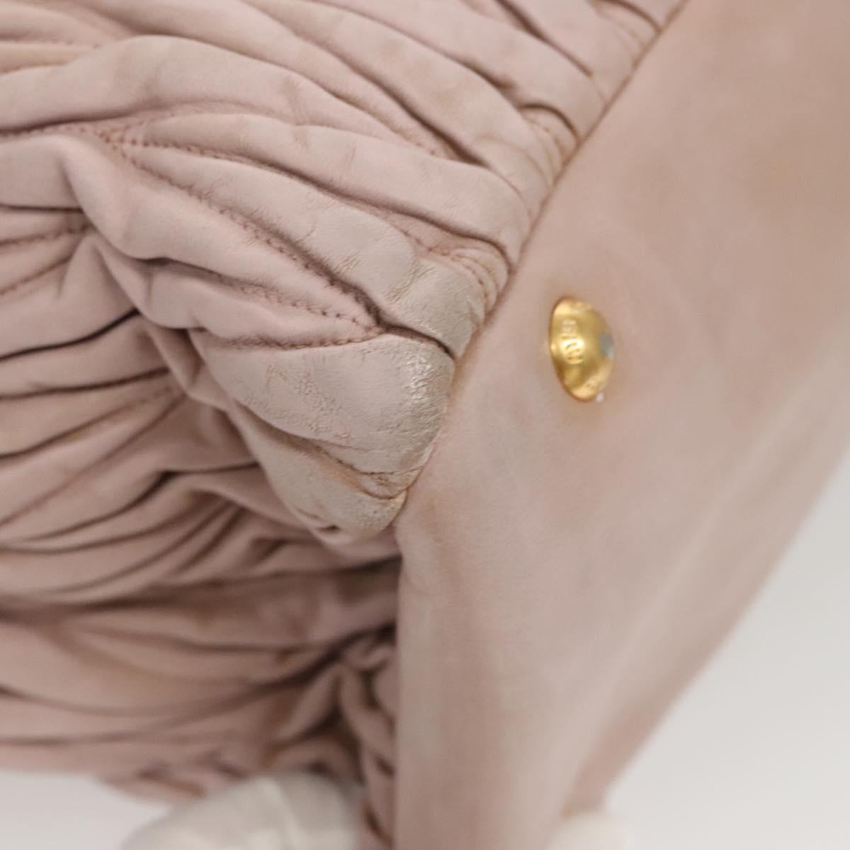 Miu Miu Matelasse Bag – Pink Leather