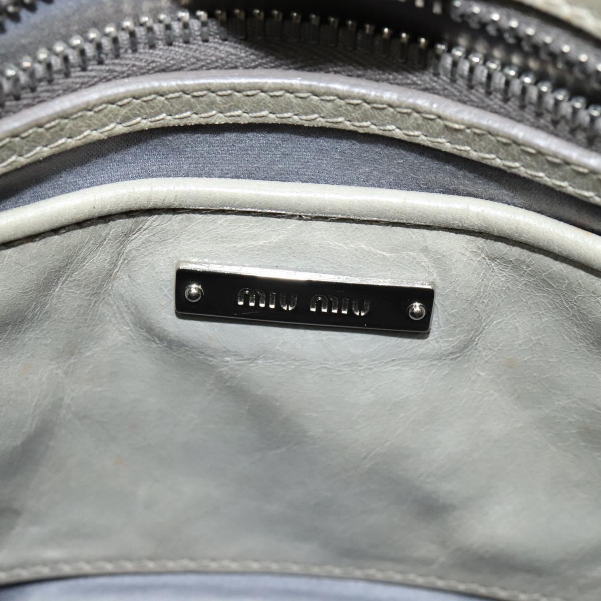 Miu Miu Bag – Gray Leather