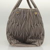 Miu Miu Matelasse Bag – Gray Leather