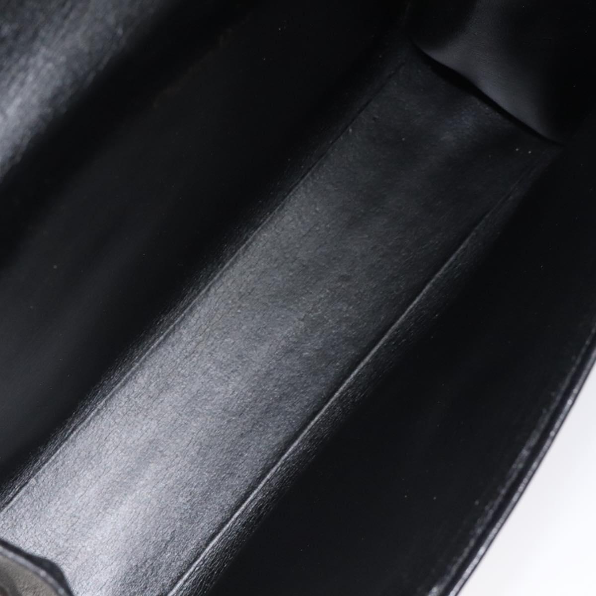 Dior Christian Shoulder Bag – Svart Lær Gull