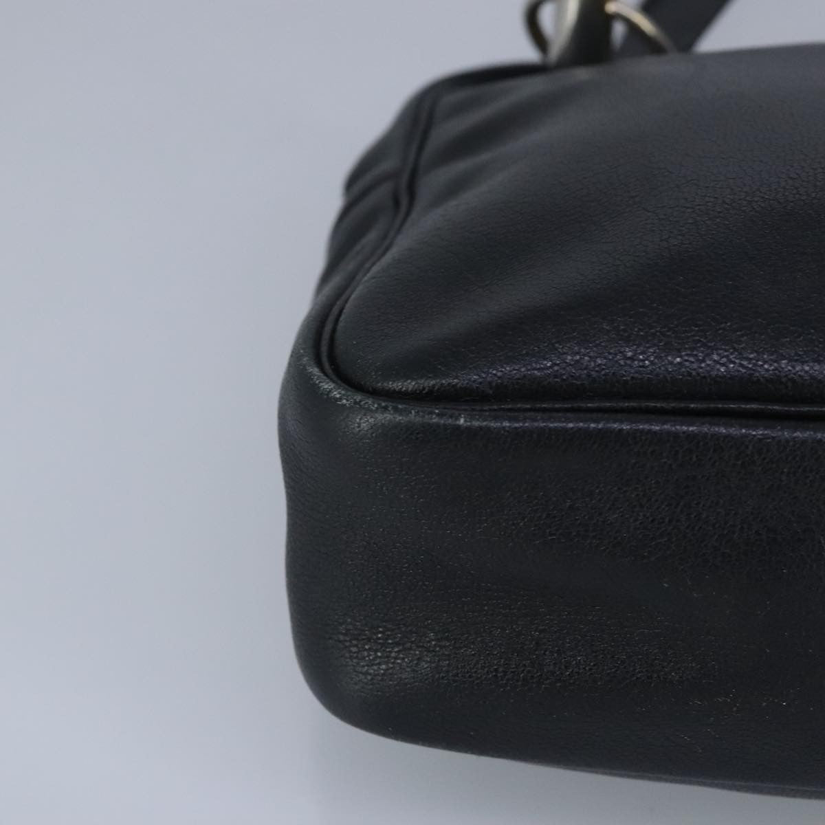 Dior Shoulder Bag – Black Leather Gold