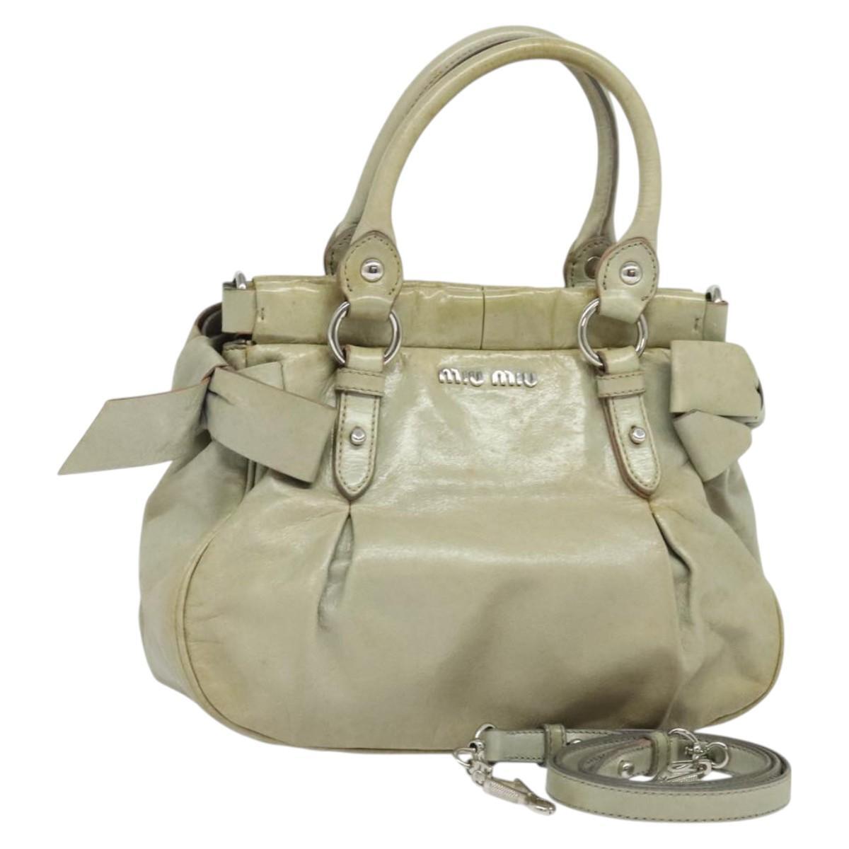 Miu Miu Bag – Gray Leather