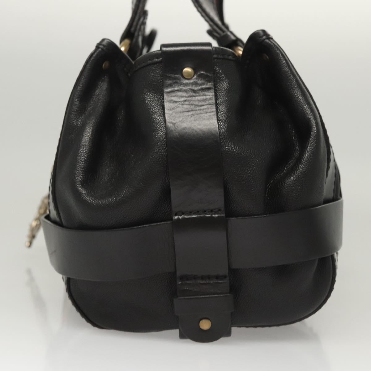 Chloe Kerala Horse Handbag - Black Leather