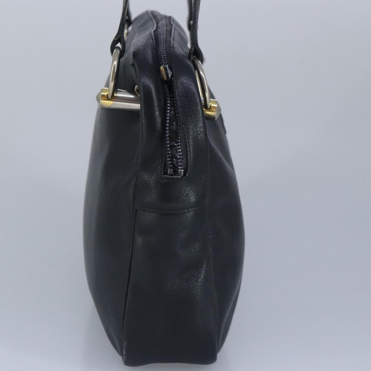 Dior Shoulder Bag – Black Leather Gold
