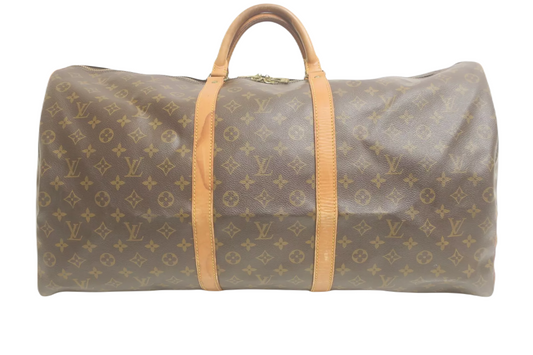 LOUIS VUITTON MONOGRAM KEEPALL 60 BANDOULIERE BAG