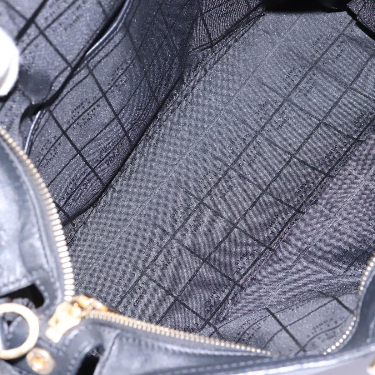 Celine Bag – Black Leather Gold