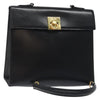 Celine Bag – Black Leather Gold