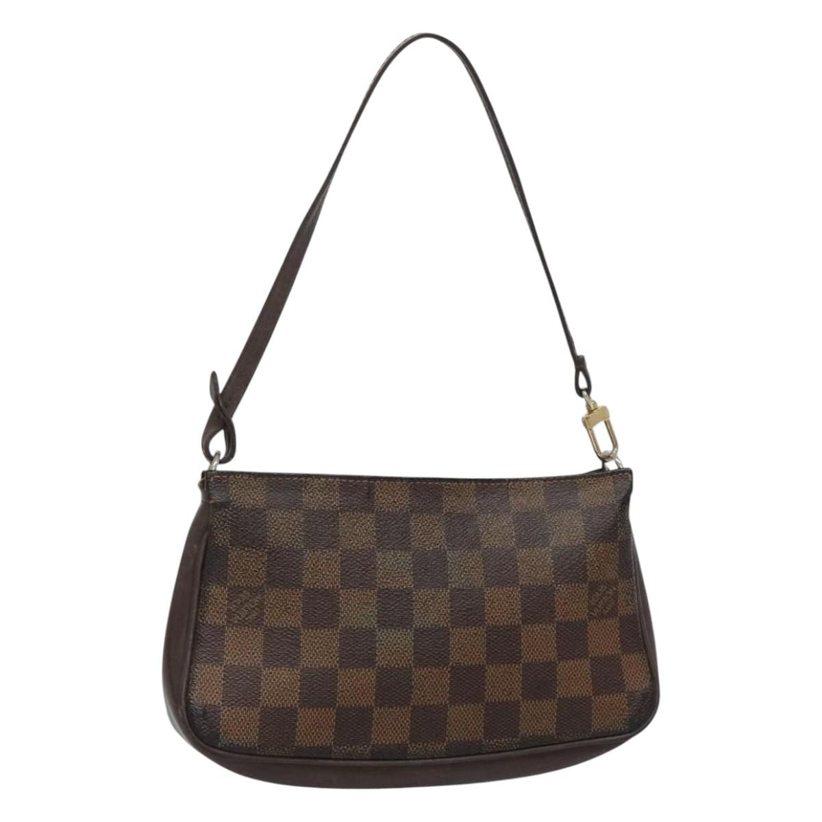 Louis Vuitton Pochette Accessoires – Damier Ebene Bag – Brun