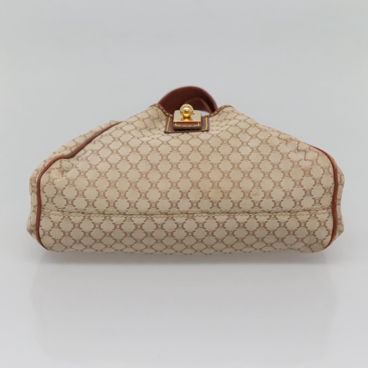 Celine Macadam Canvas Shoulder Bag – Beige-Gold