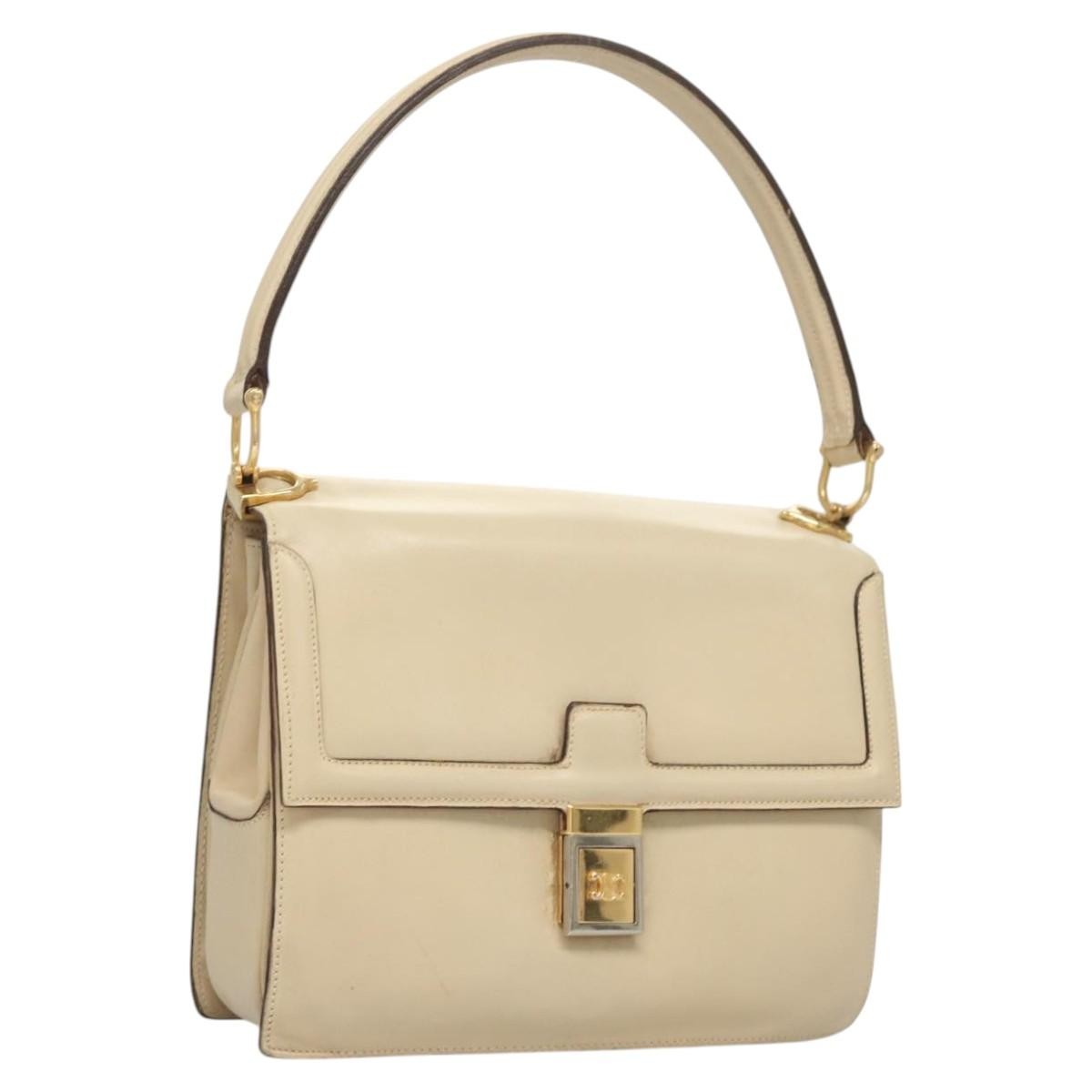 Celine Shoulder Bag – Beige Leather