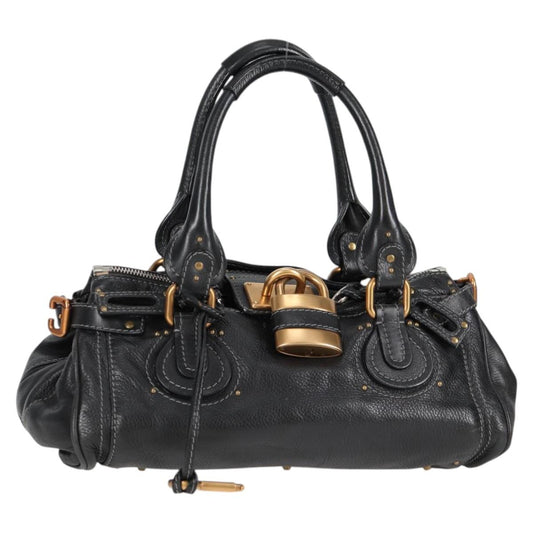 Chloe Paddington Bag - Black Leather