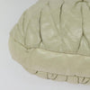 Miu Miu Matelasse Shoulder Bag – Ivory Gold Leather