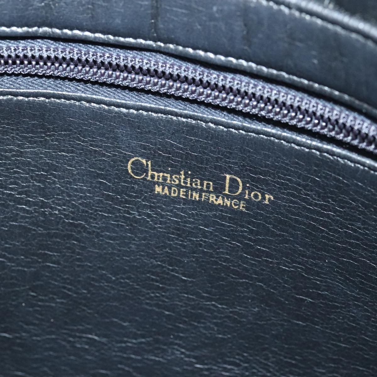 Dior Shoulder Bag – Black Leather Gold