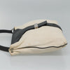 Gucci Shoulder Bag – White-Black Canvas Leather