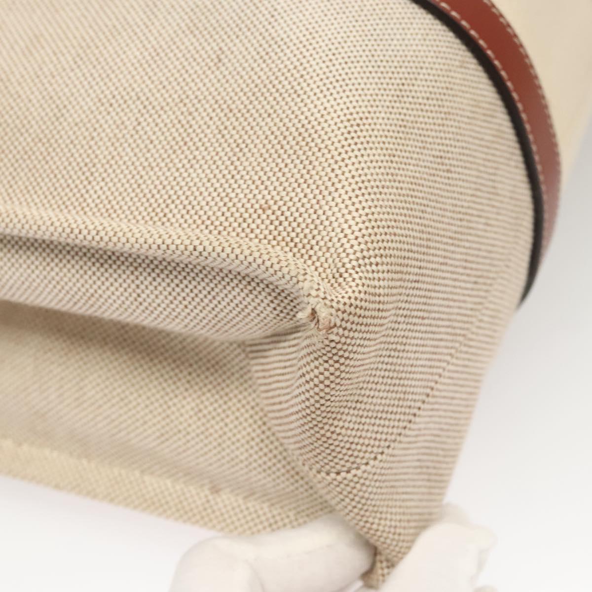 Chloe Woody Large Tote Bag – Beige Canvas