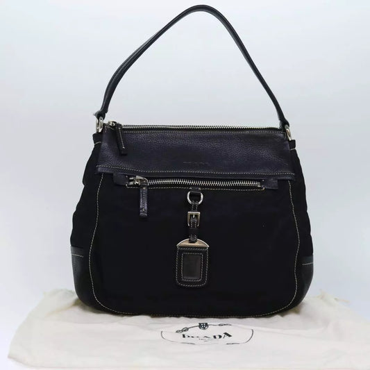 VINTAGE PRADA TESSUTO VITELLO DAINO SHOULDER BAG - Brands Select