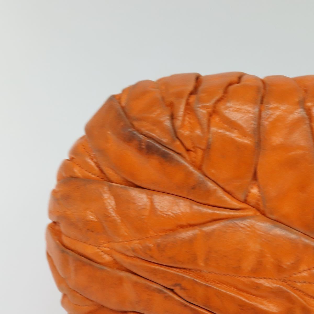 Miu Miu Matelasse Bag – Orange Leather