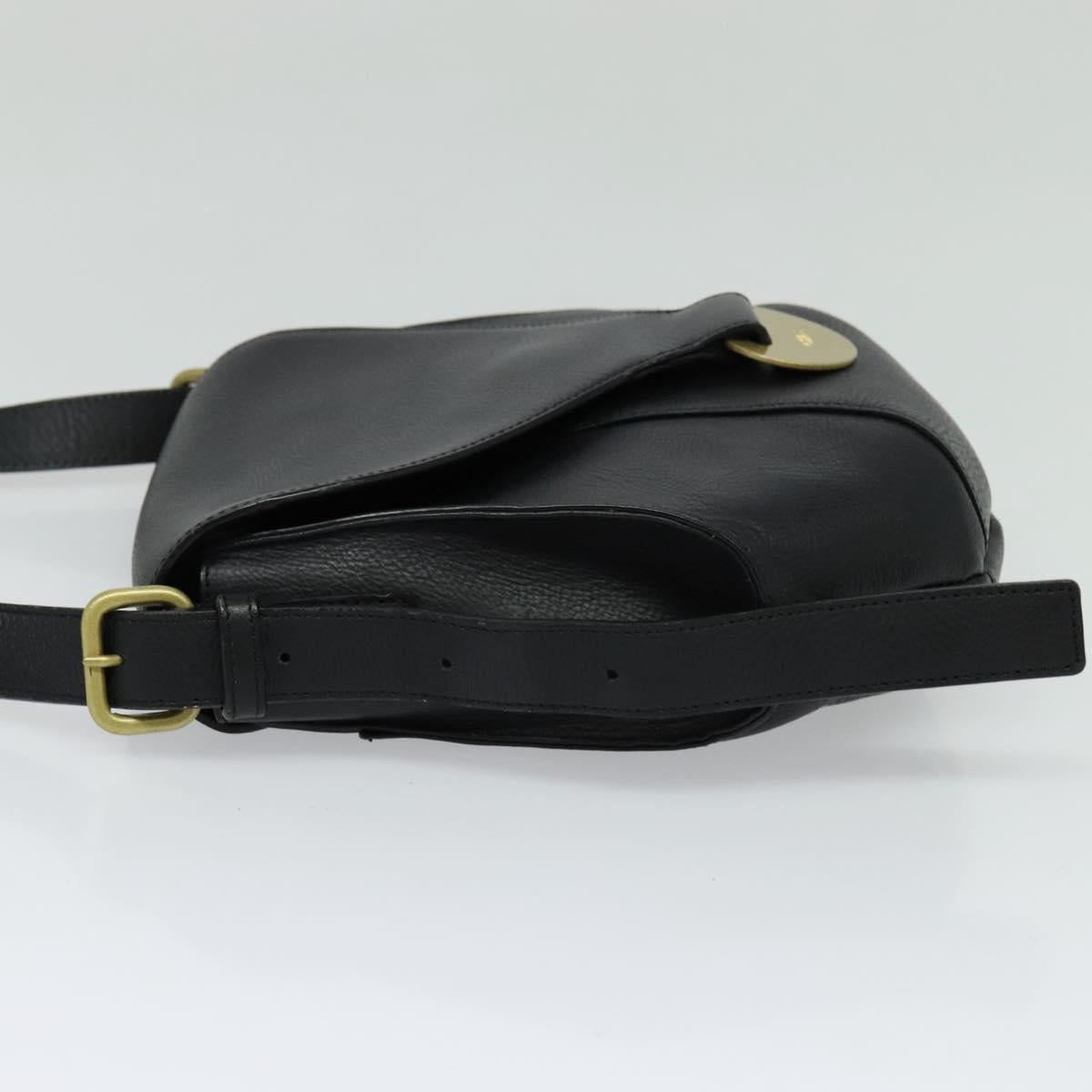 Chloe Shoulder Bag - Black Leather