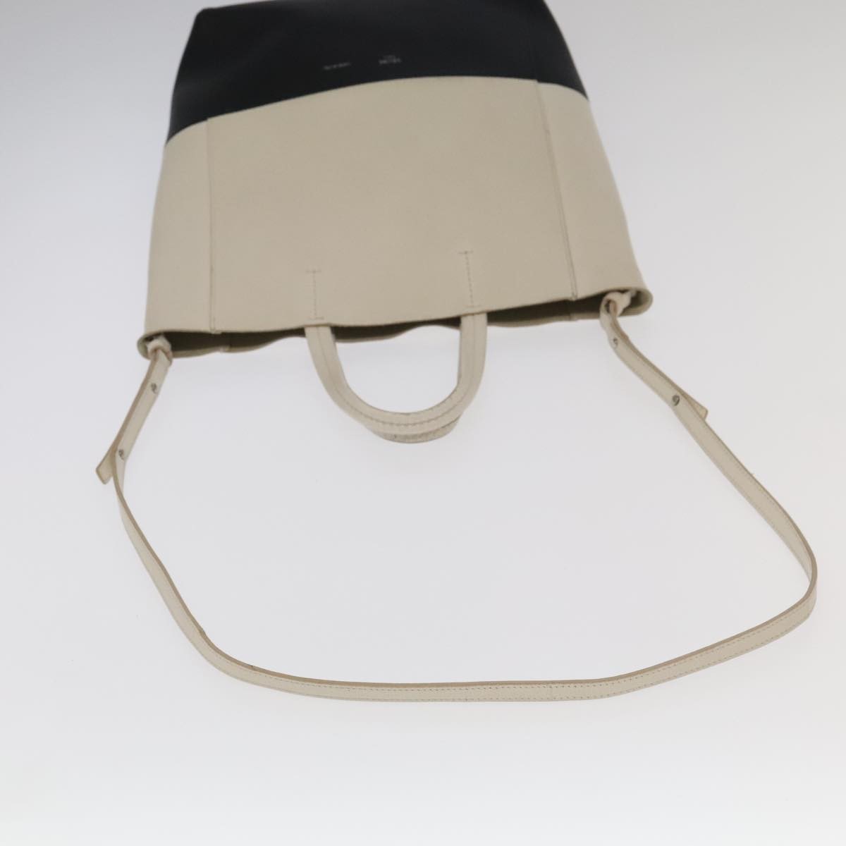 Celine Horizontalkava Tote Bag – Black-White Silver Leather
