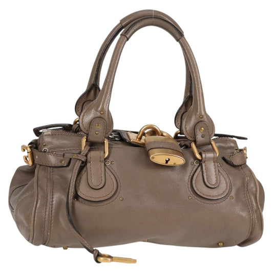 Chloe Paddington Bag - Beige Leather