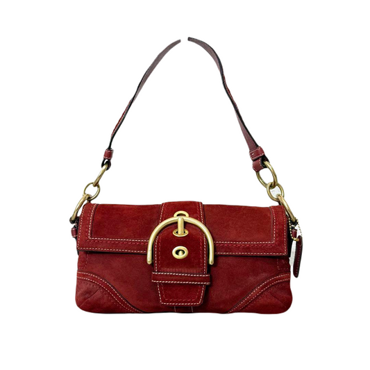 COACH SUEDE SHOULDER BAG - Brands Select