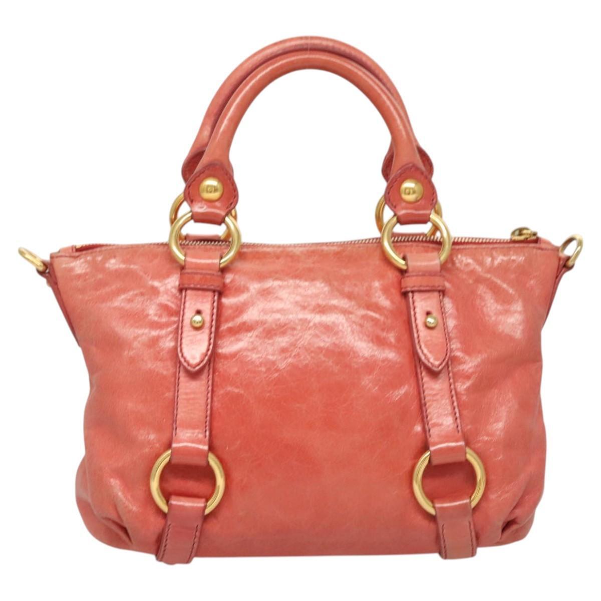 Miu Miu Bag – Rød Leather