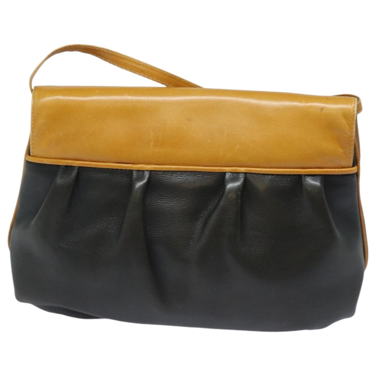 Celine Shoulder Bag – Black-Beige Leather