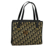 Dior Trotter Canvas Shoulder Bag – Black & Gold