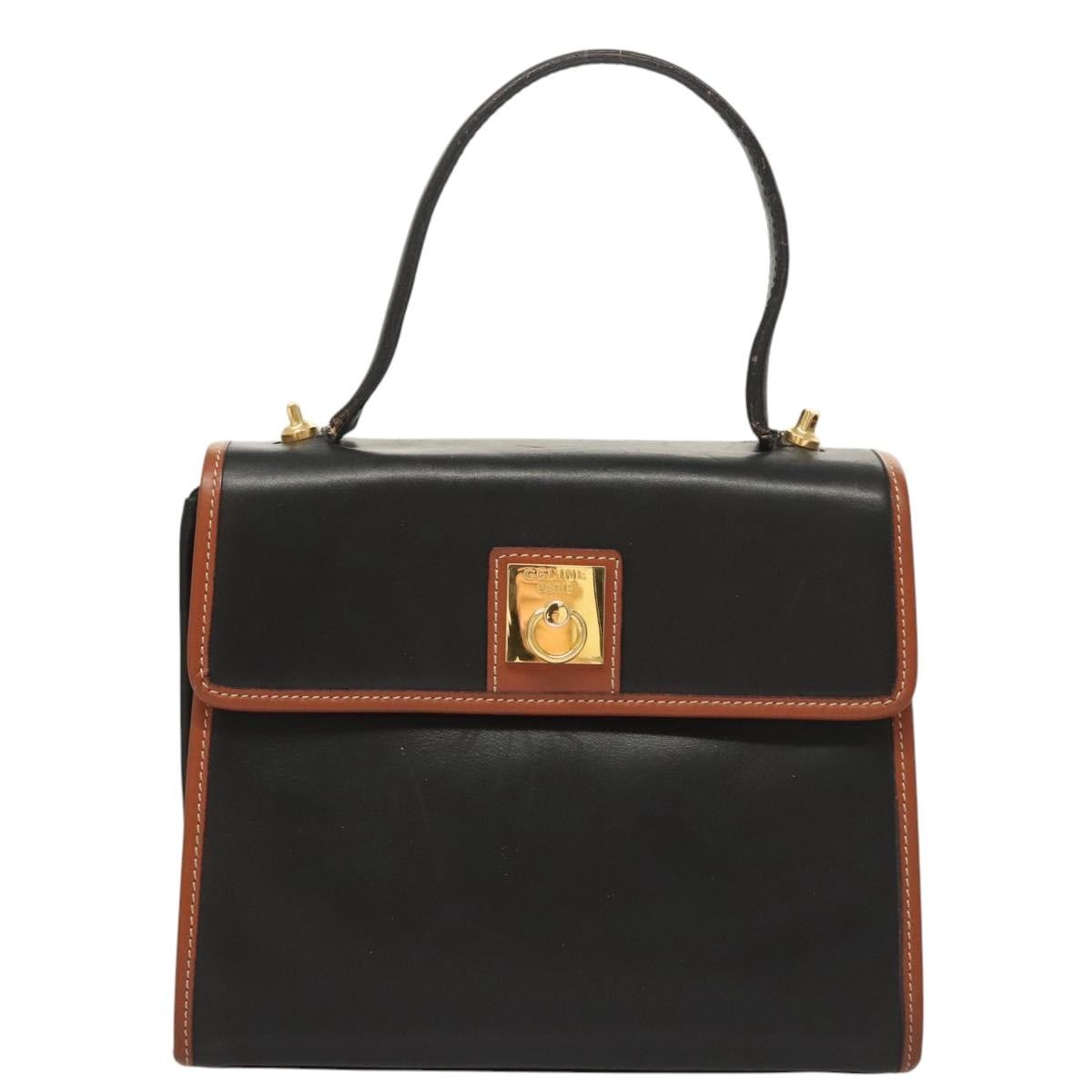 Celine Bag – Black Leather Gold