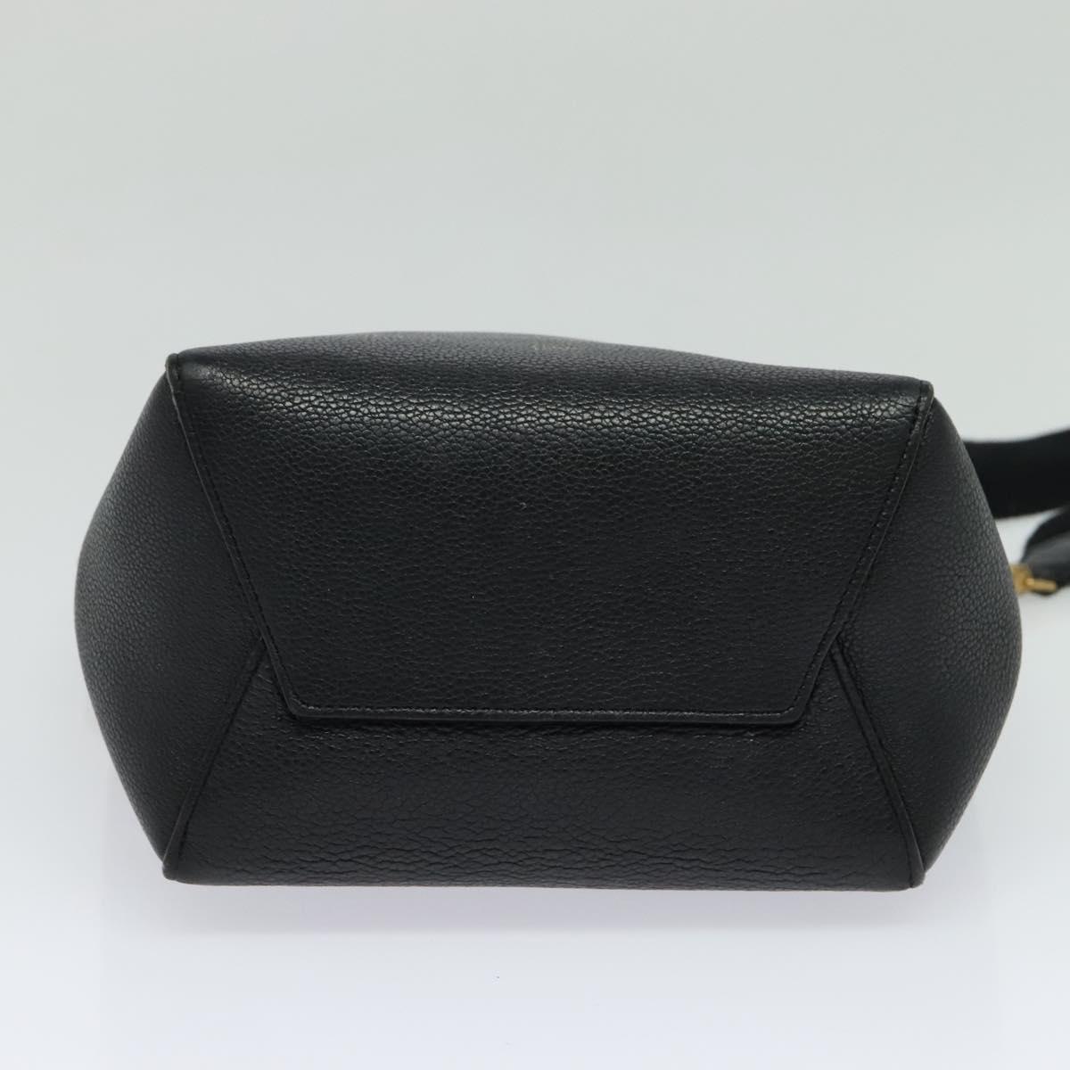 Celine Sangle Bucket Shoulder Bag – Black Leather