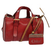 Chloe Eden Bag - Red Leather