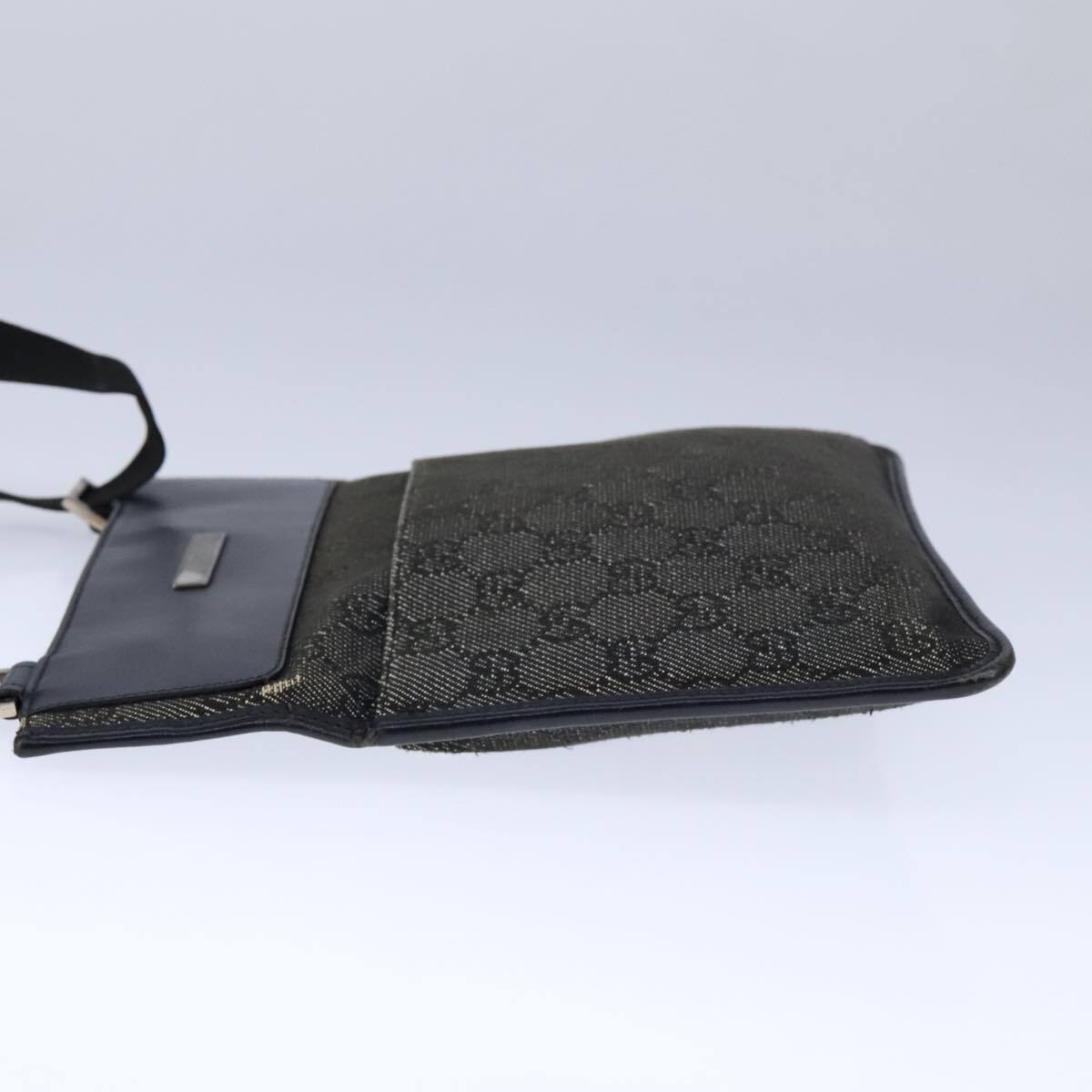Gucci GG Canvas Shoulder Bag – Black