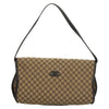 Celine Macadam Canvas Shoulder Bag – Beige & Gold
