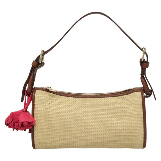 Celine Shoulder Bag – Beige Straw Leather