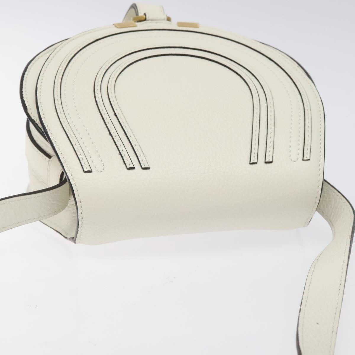 Chloe Mercy Shoulder Bag - White Leather