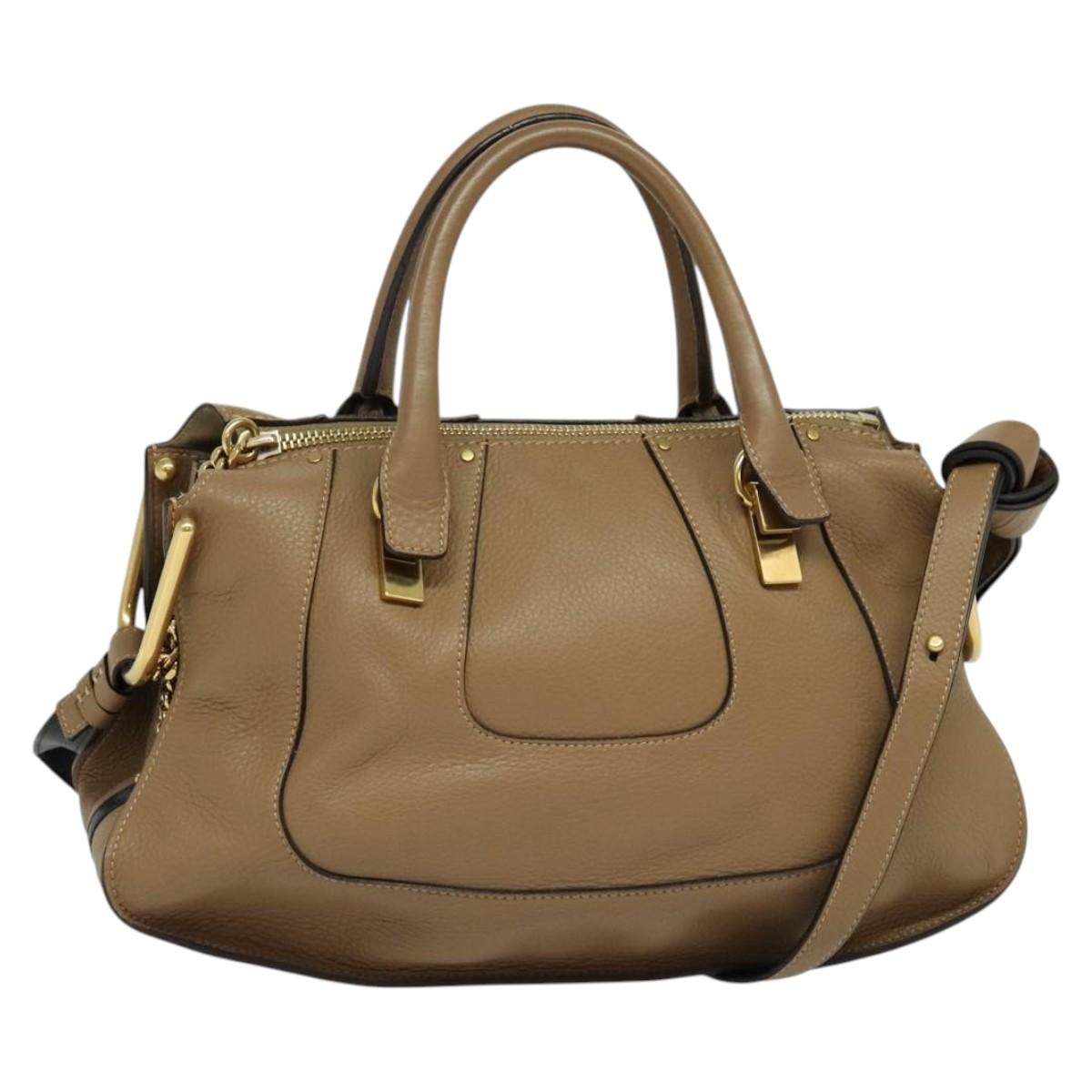 Chloe Hailey Bag - Beige Leather